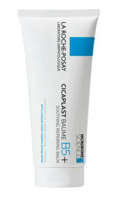 La Roche-Posay Cicaplast Baume B5+, a multi-purpose repairing balm designed to soothe, nourish, and protect dry, irritated skin. 