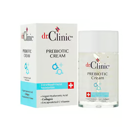 Dr. Clinic Prebiotic Cream, also known as Dr. Clinic Prebiotic Extra Repair Facial Moisturizer Cream. 